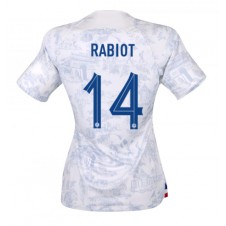 Frankrike Adrien Rabiot #14 Bortedrakt Kvinner VM 2022 Kortermet